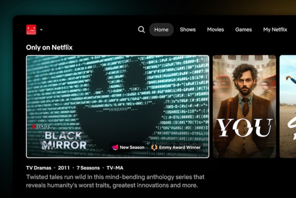 Netflix nova interface