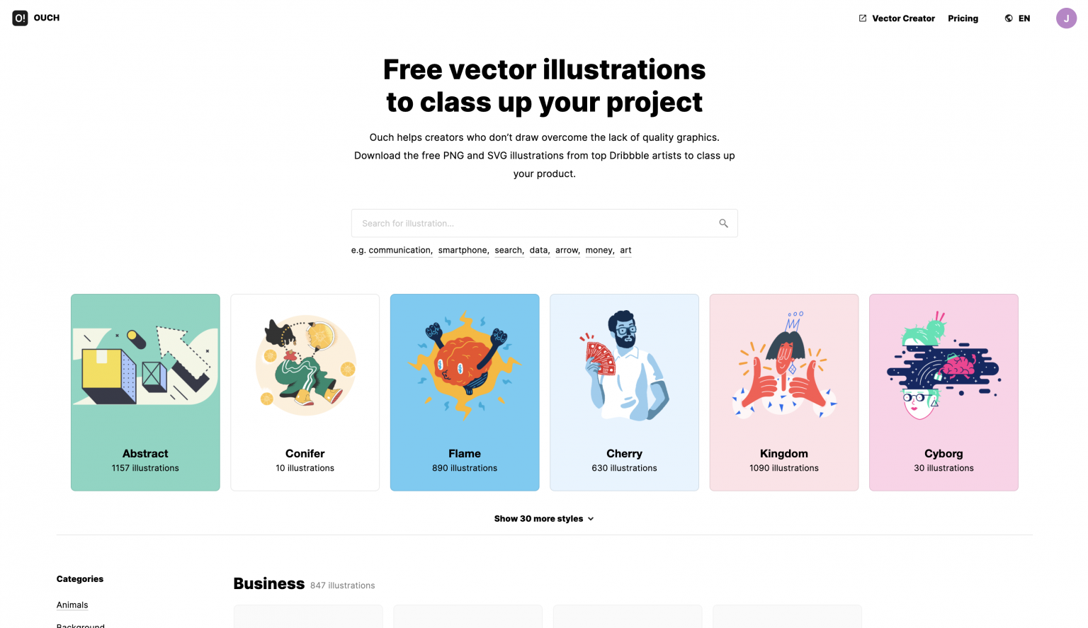 4 Bibliotecas de ilustrações para UX/UI ⁣designers
